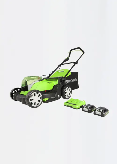 Greenworks 48V 41cm Lawnmower with Batteries & Charger