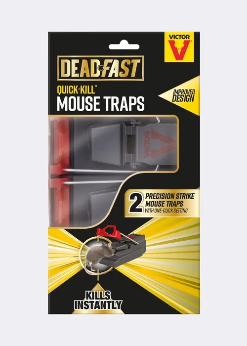A photo of Pack of 2 Deadfast Quick Kill Mouse Traps