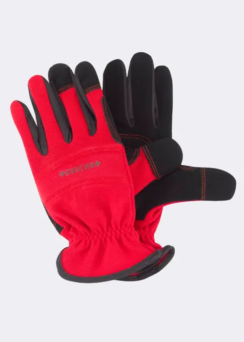 A photo of Advanced Flex & Protect Gardening Gloves Medium Red