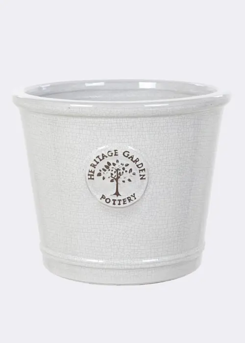 A photo of Edwardian Crackle Glaze Pot 32cm White