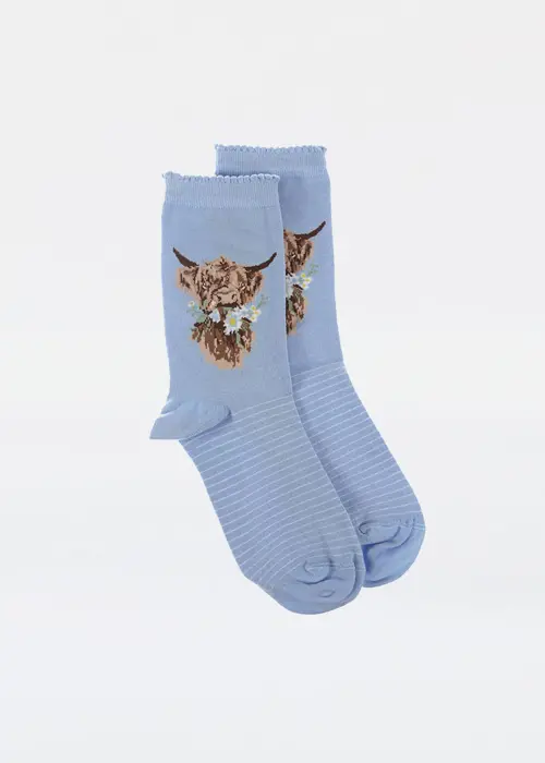 Cow Bamboo Socks Wrendale Designs