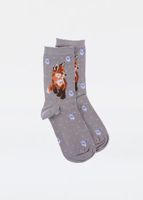 Fox Bamboo Socks Wrendale Designs
