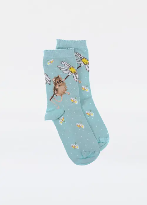 Mouse Bamboo Socks Wrendale Designs