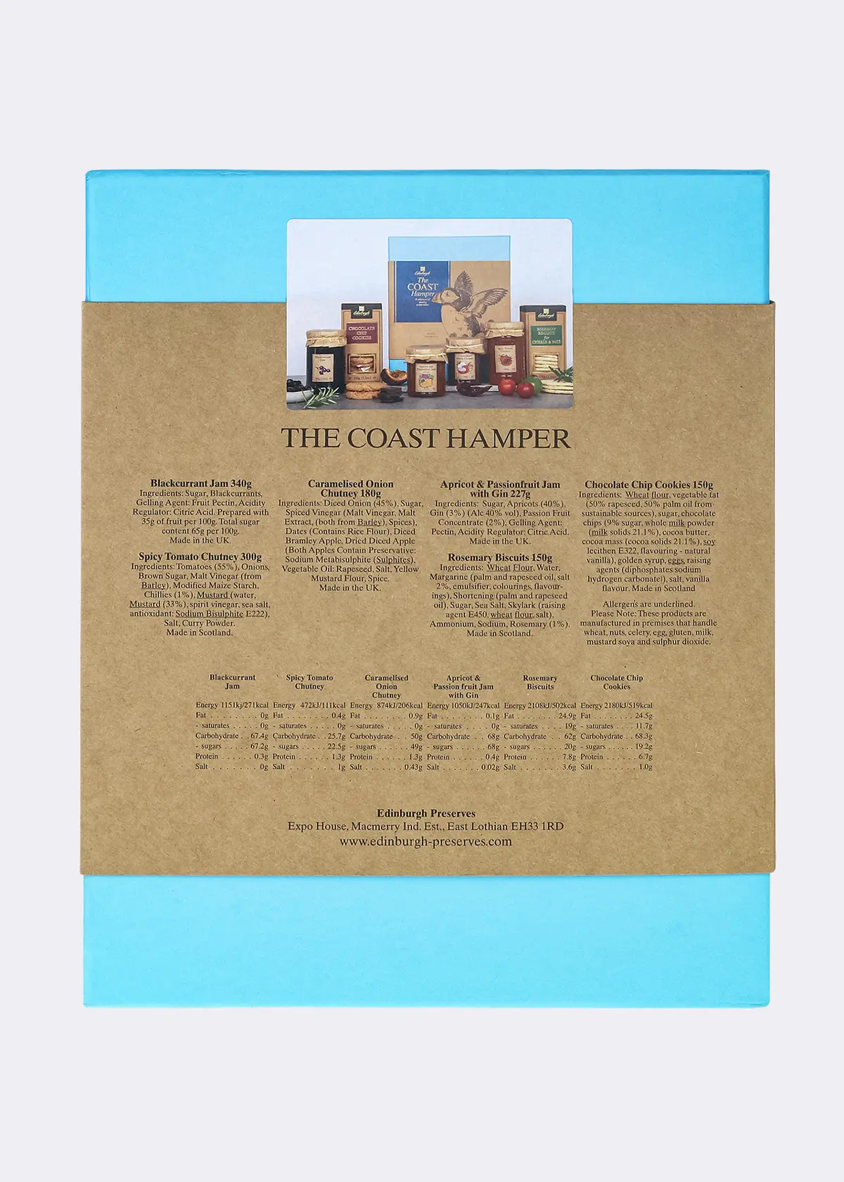 A photo of Edinburgh Preserves The Coast Hamper