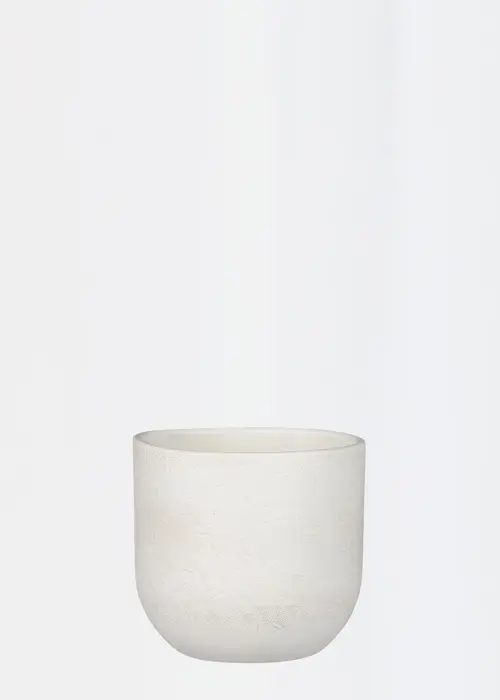 A photo of Nora Pot Round White 14cm