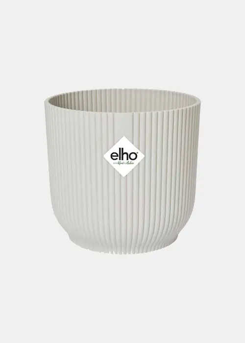 Elho Vibes Fold Round Pot 16cm White