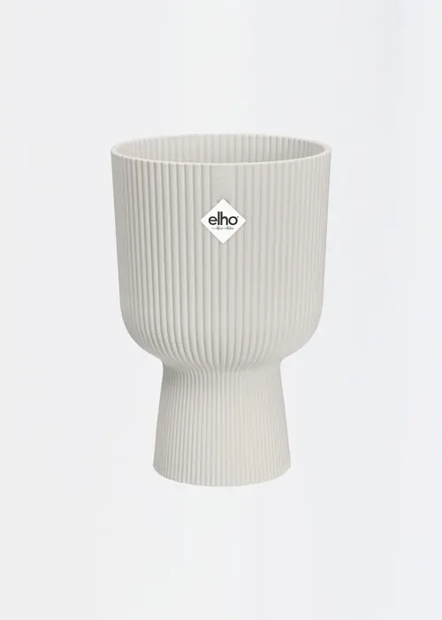 Elho Vibes Fold Coupe Pot 14cm White