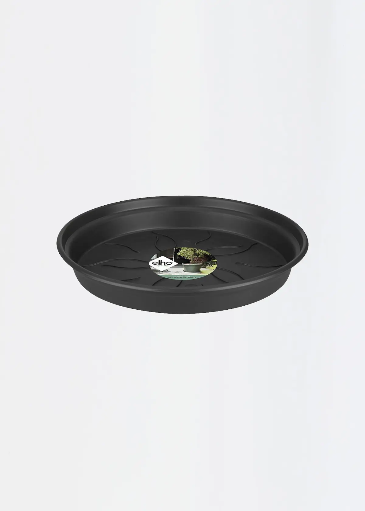 A photo of Elho Green Basics Saucer 17cm Black