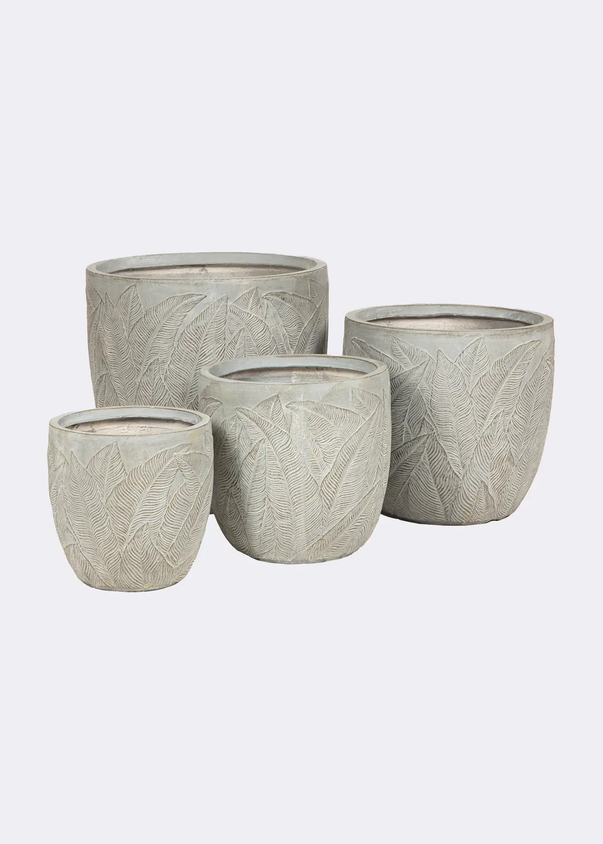 Leaf Print Outdoor Pot 45cm