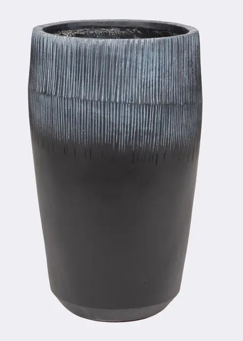 A photo of Two Tone Tall Outdoor Pot 34cm