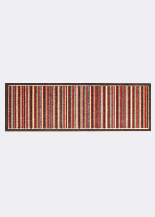 A photo of My Stripe Red Indoor Runner 50x150cm