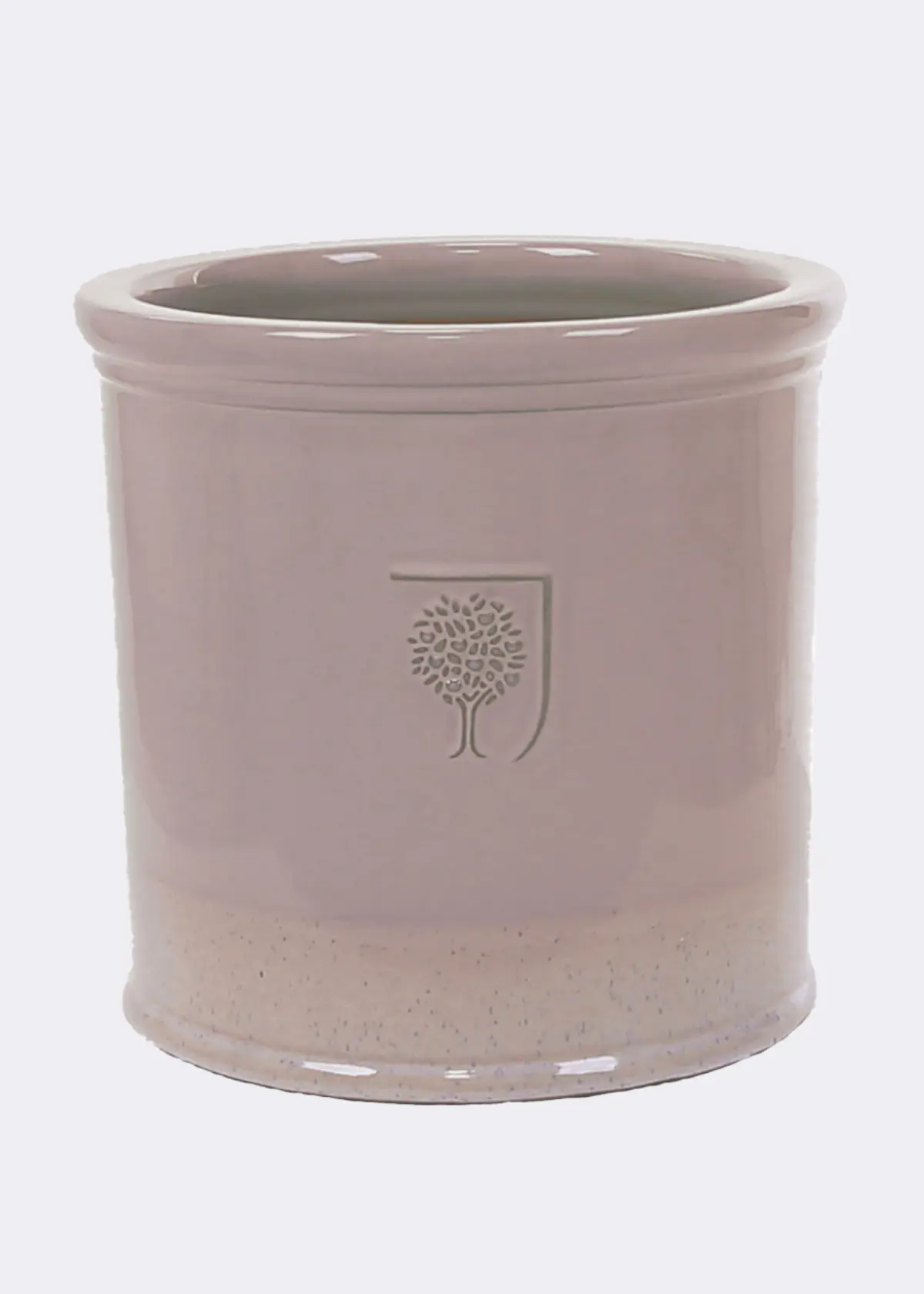A photo of Rhs Bridge Cylinder Pot 30cm Pink