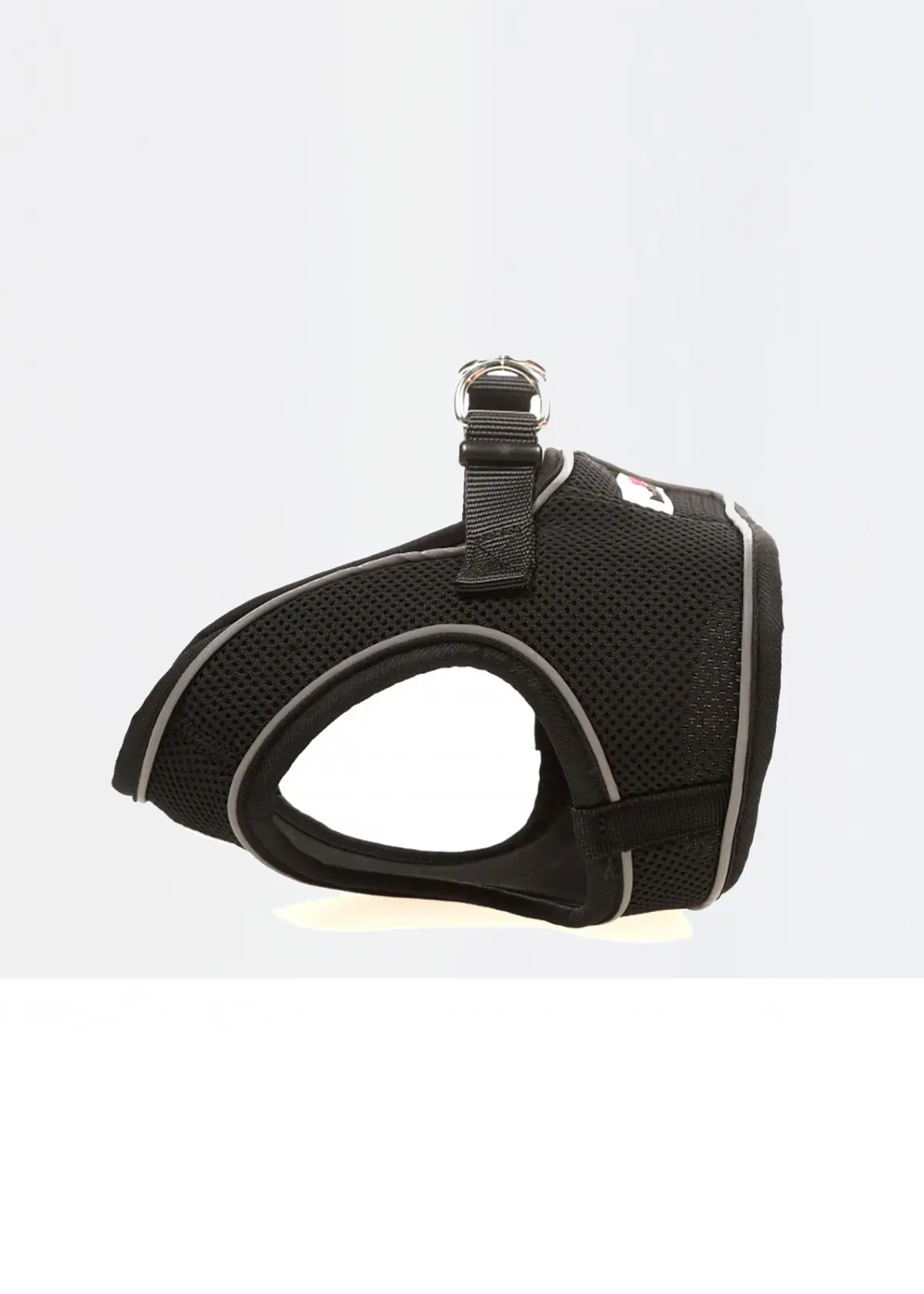 A photo of Doodlebone Originals Snappy Harness Coal 2