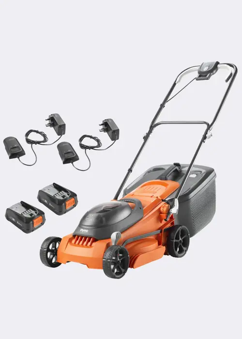 A photo of Flymo EasiStore 380R Cordless Rotary Lawnmower 36V Battery