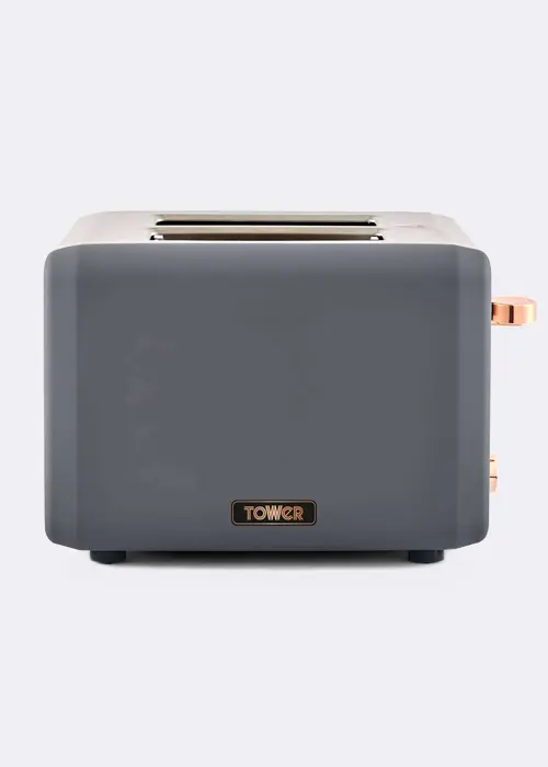 Tower Cavaletto 2 Slice Toaster Grey