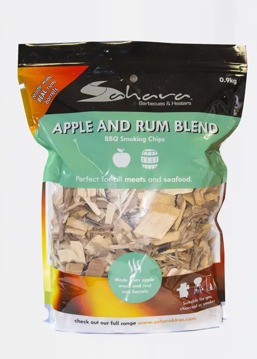 A photo of Premium Apple And Rum Blend Smoking Wood Chips