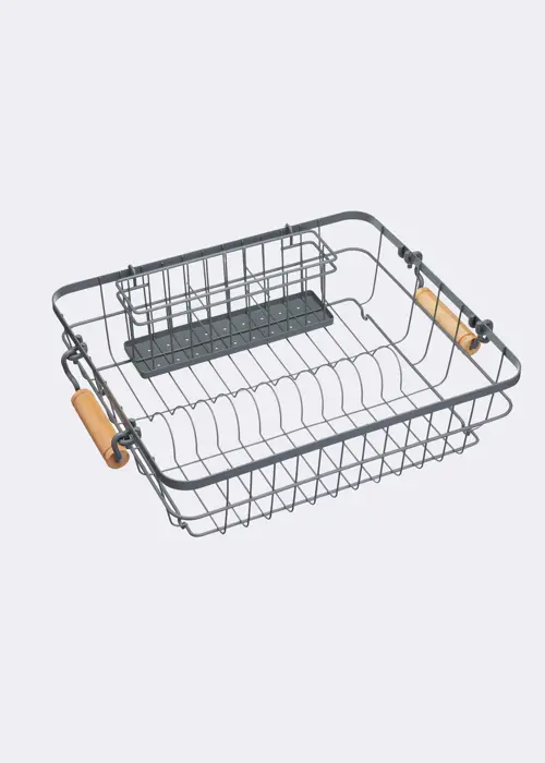 Anti-Rust Dish And Cutlery Drainer 43 x 36 x 12cm