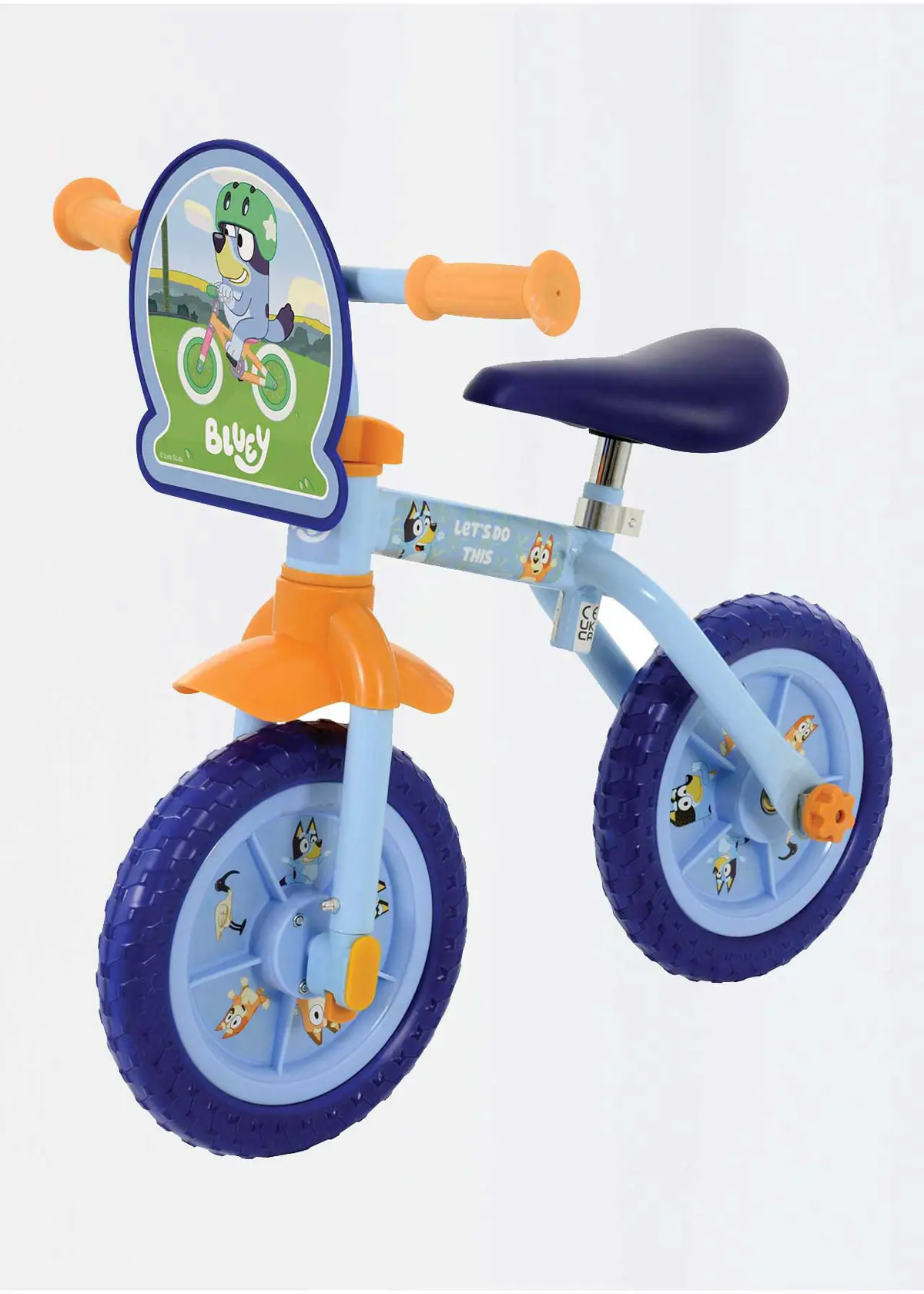 A photo of Bluey 2-in-1 10" Training Bike