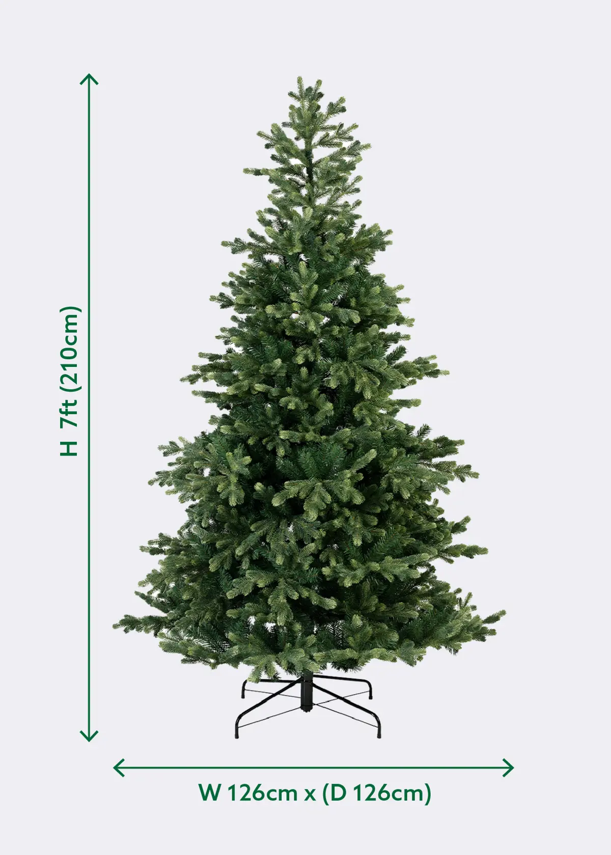 A photo of 7ft Geneva Artificial Christmas Tree