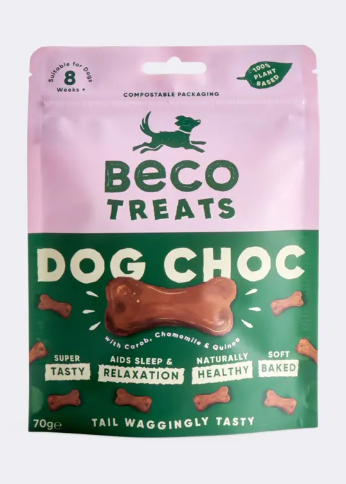 Beco Carob Chocolate Dog Treats 70g