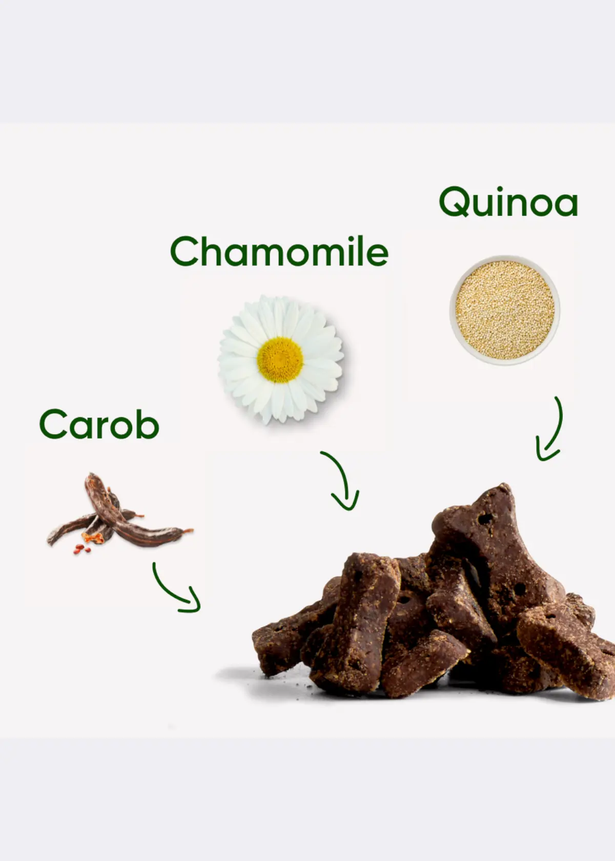 A photo of Beco Carob Chocolate Dog Treats 70g