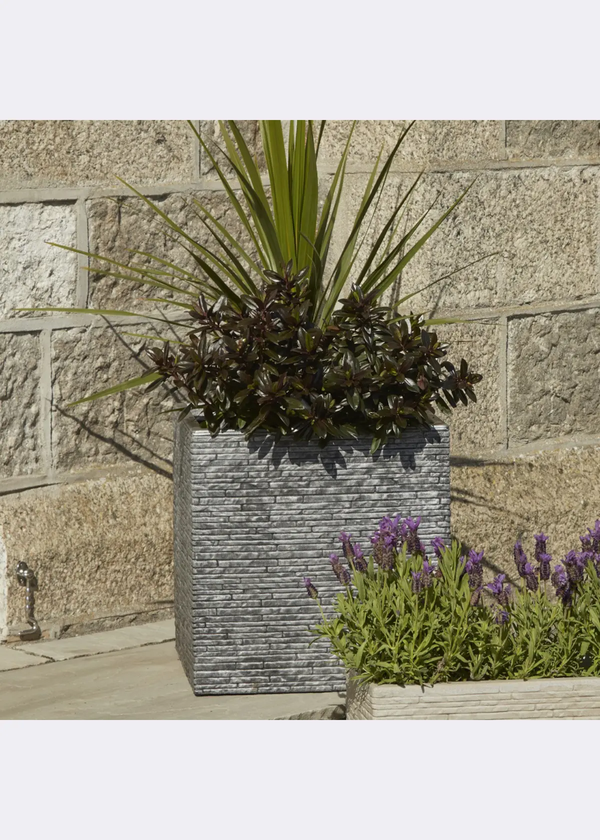 A photo of Slate Planter Square 38cm