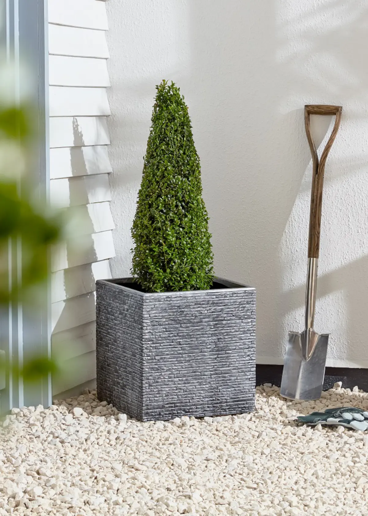 A photo of Slate Planter Square 38cm