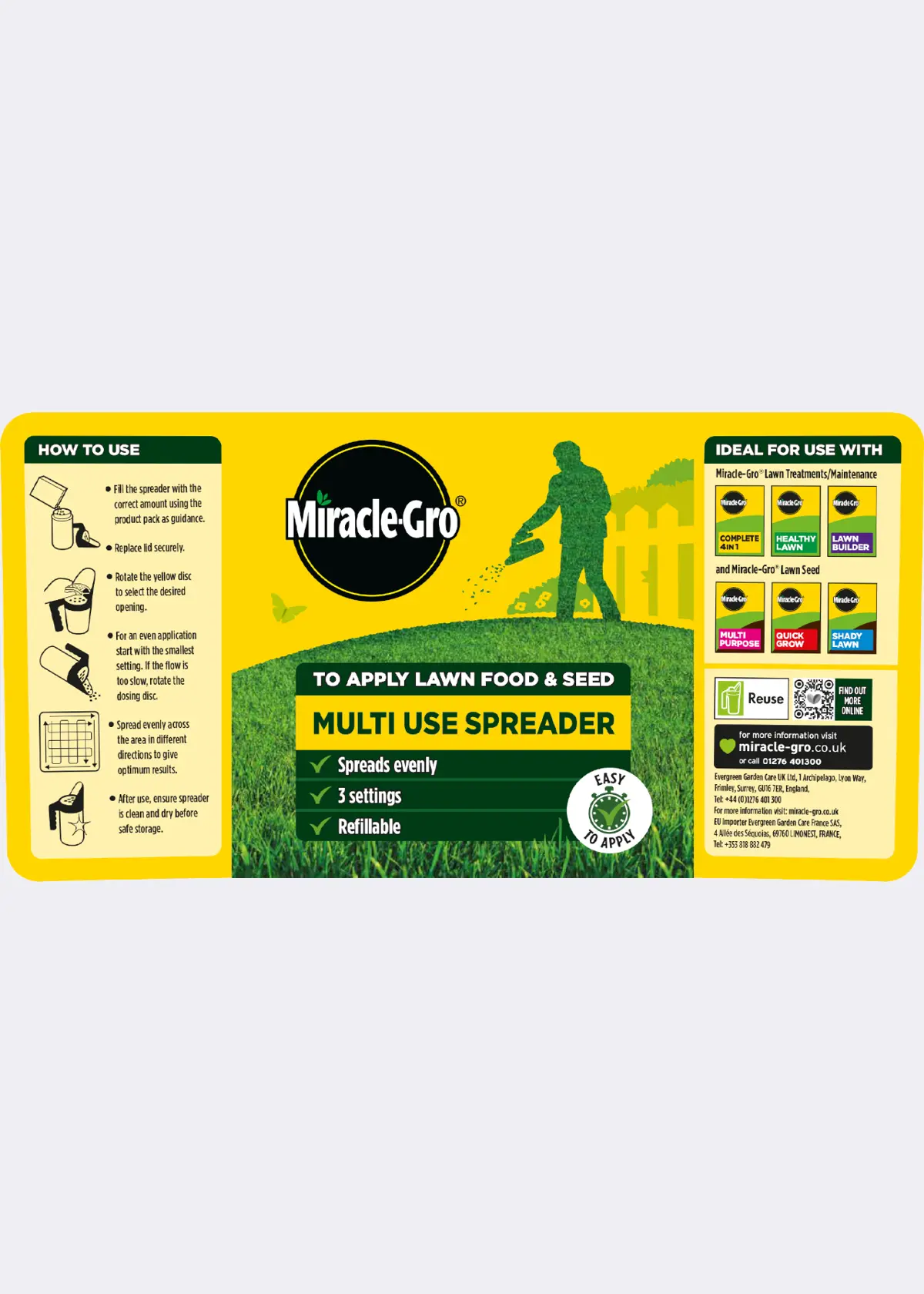 A photo of Miracle-Gro Compact Spreader