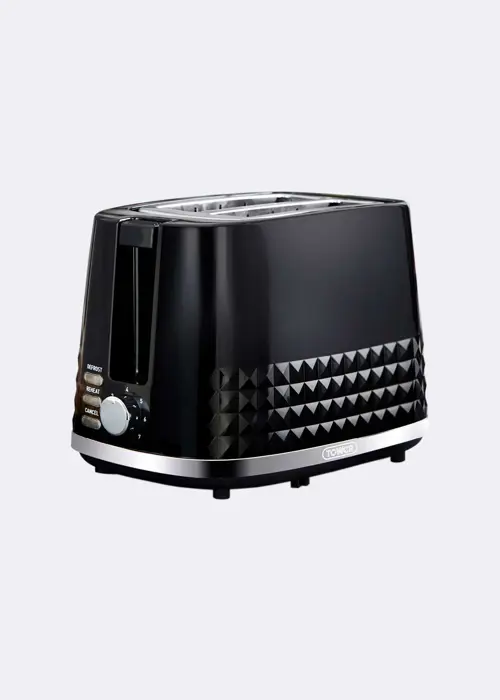 Tower Solitaire 2 Slice Toaster Black