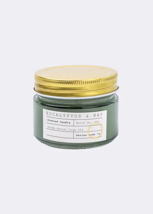 Eucalyptus & Bay Scented Candle 90g