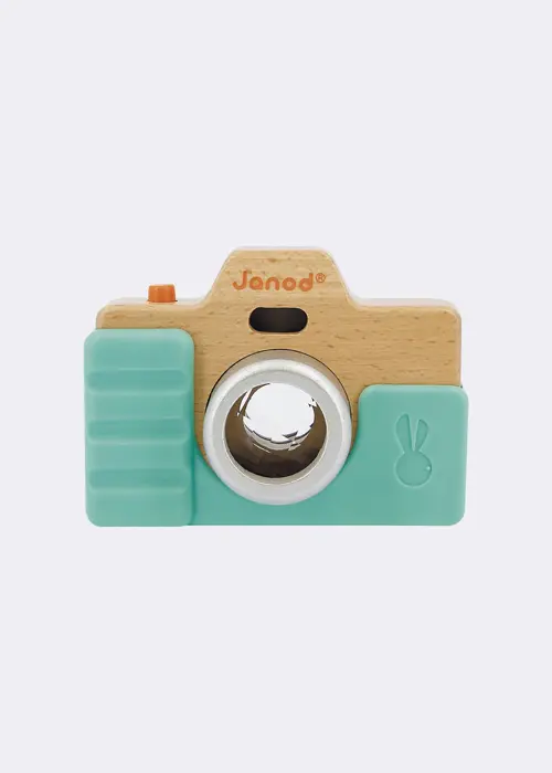 A photo of Wooden Camera Toy