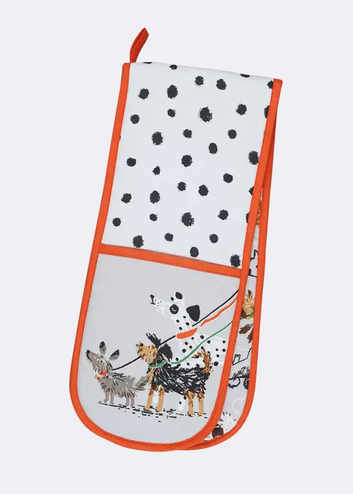 A photo of Dog Days Cotton Double Oven Glove