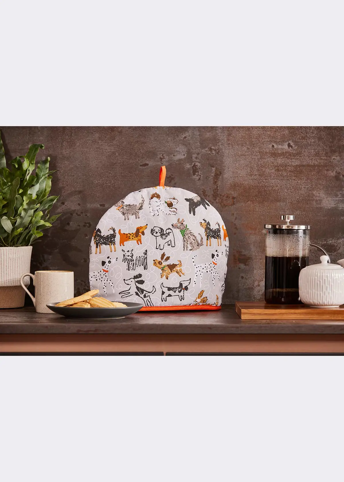 A photo of Dog Days Cotton Tea Cosy