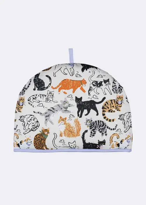 A photo of Feline Friends Cotton Tea Cosy
