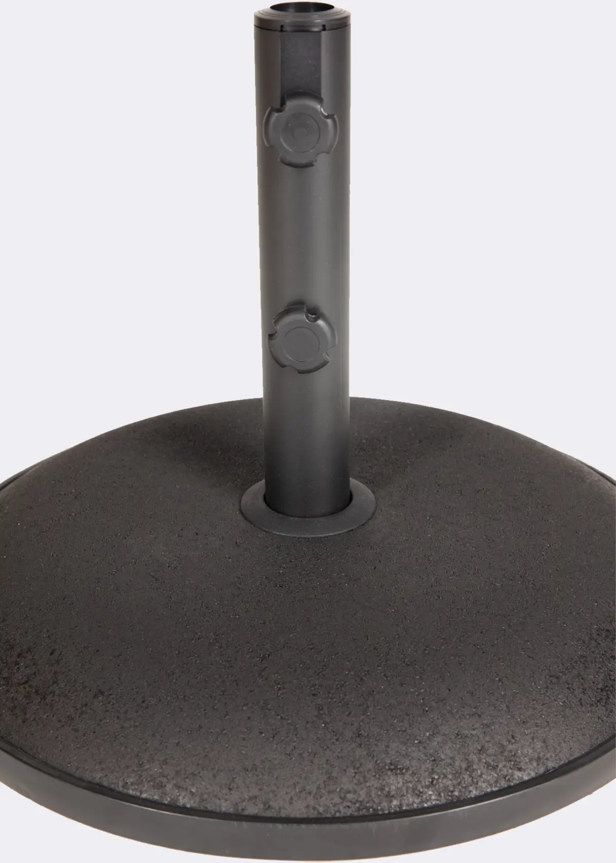 A photo of Parasol Base Concrete 15kg D45cm Black