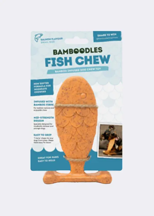 Bamboodles Fish Dog Chew Small