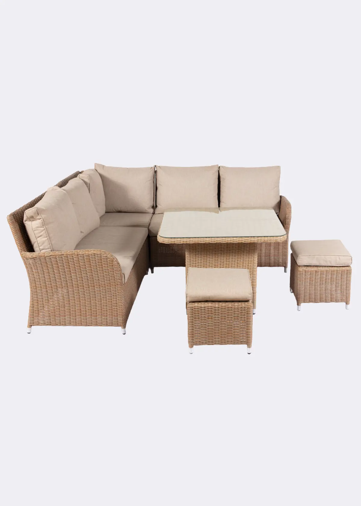 A photo of Malmo Mini Modular Garden Sofa Set