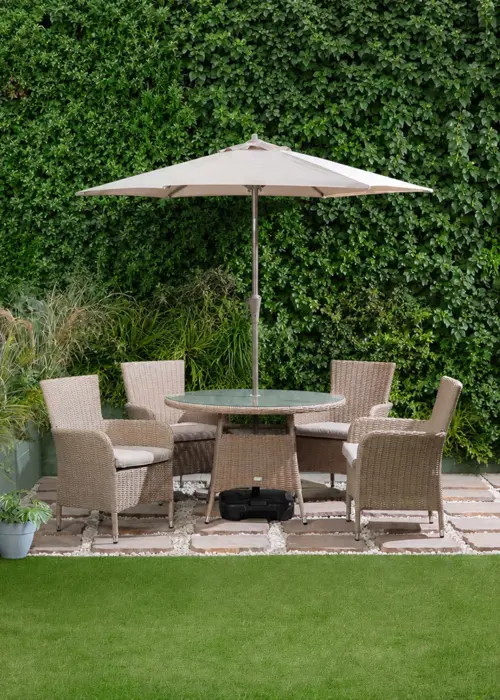 Malmo 4 Seat Outdoor Dining Set