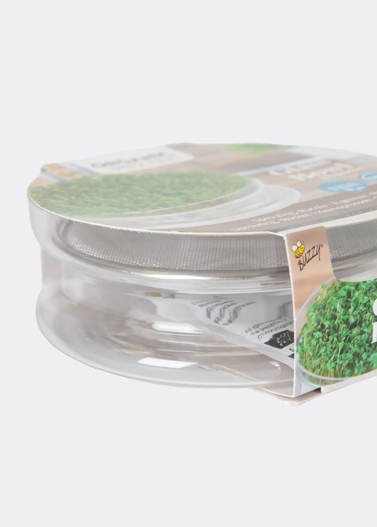 A photo of Buzzy® Bio Cut & Eat Rocket Seeds With Glass Bowl