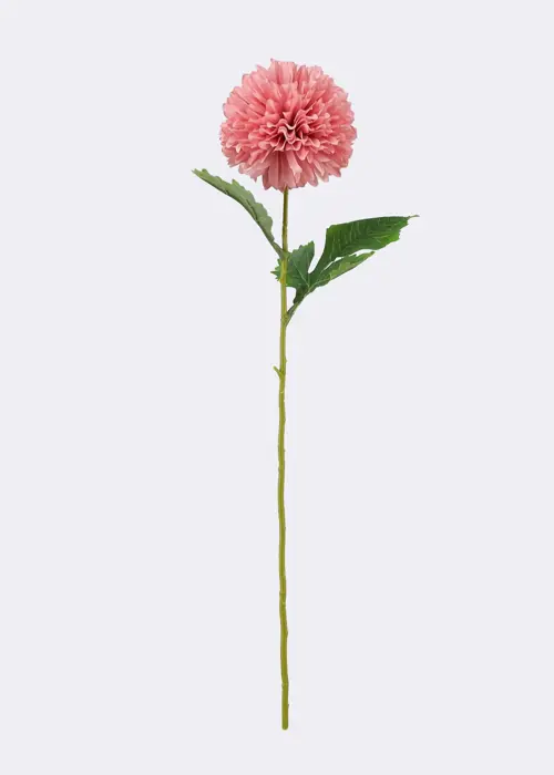 A photo of Faux Pink Dahlia Stem 91cm