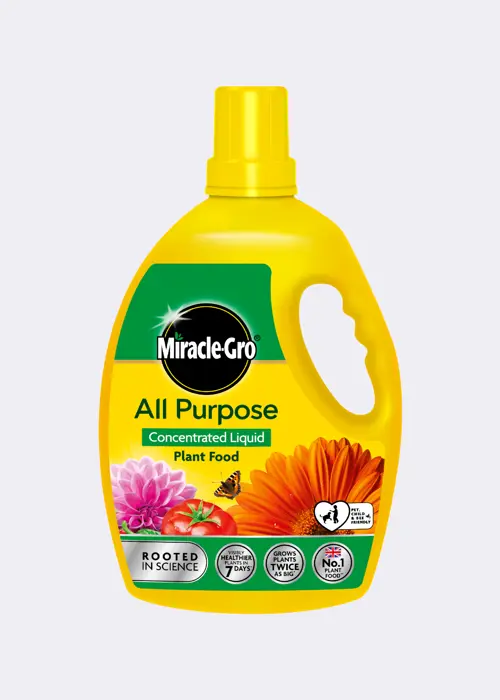A photo of Miracle-Gro All Purpose Concentrate Plant Food 2.5L
