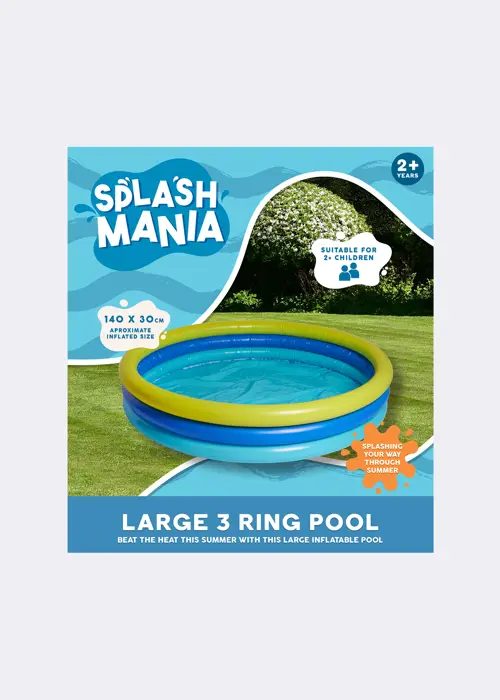 A photo of Splash Mania 3-Ring Paddling Pool