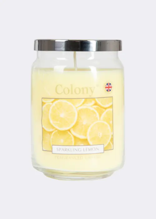 Sparkling Lemon Large Jar Candle