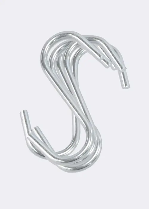A photo of Pack of 5 Steel S Hook Small