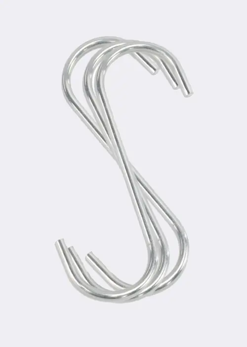 Pack of 3 Steel S Hook Medium