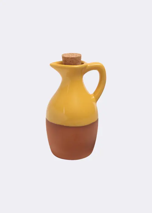 Sintra Glazed Terracotta Oil Drizzler Ochre