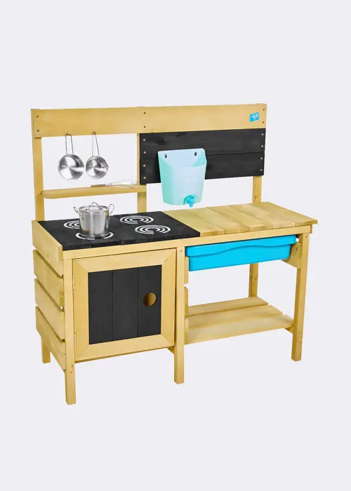 A photo of TP Deluxe Wooden Mud Kitchen