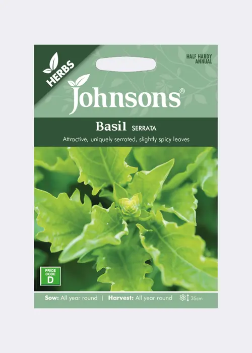 A photo of Basil Serrata Seeds