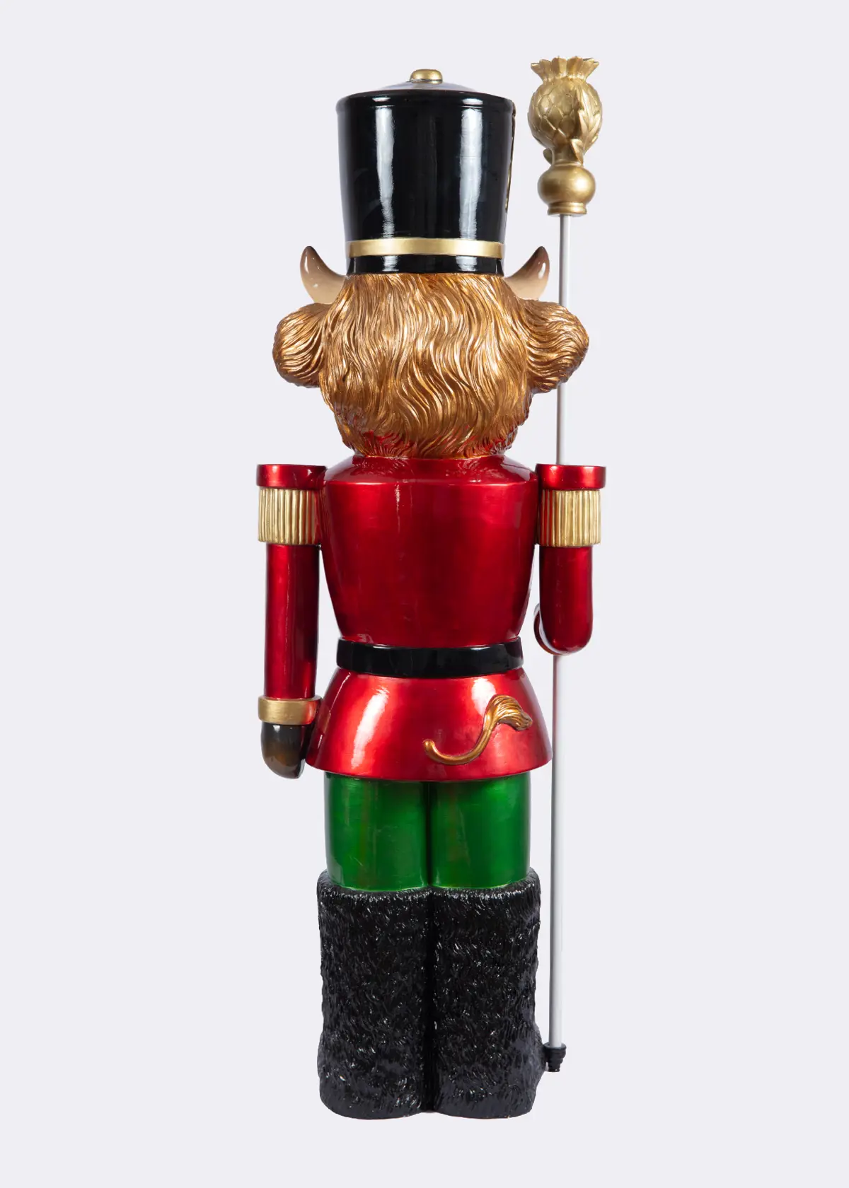 A photo of 4ft Highland Cow Nutcracker