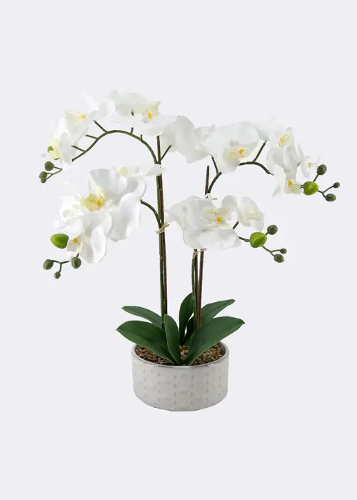 A photo of Faux Large Faux Orchid